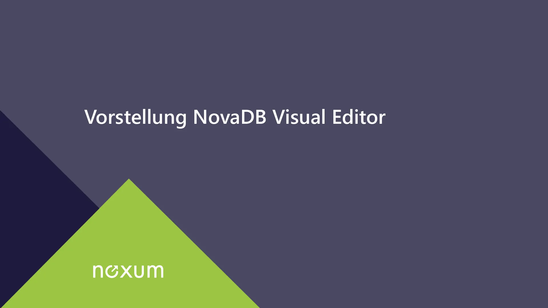 NovaDB Visual Editor Thumbnail